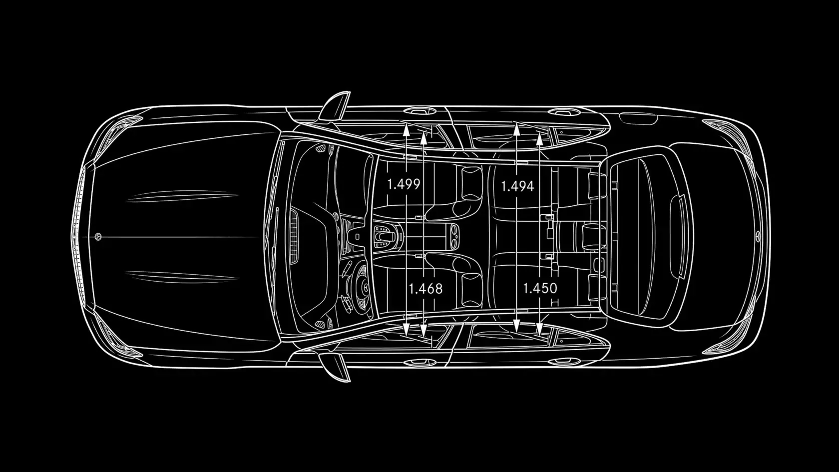 Технические характеристики Mercedes-Benz E-Class Седан Габариты #4