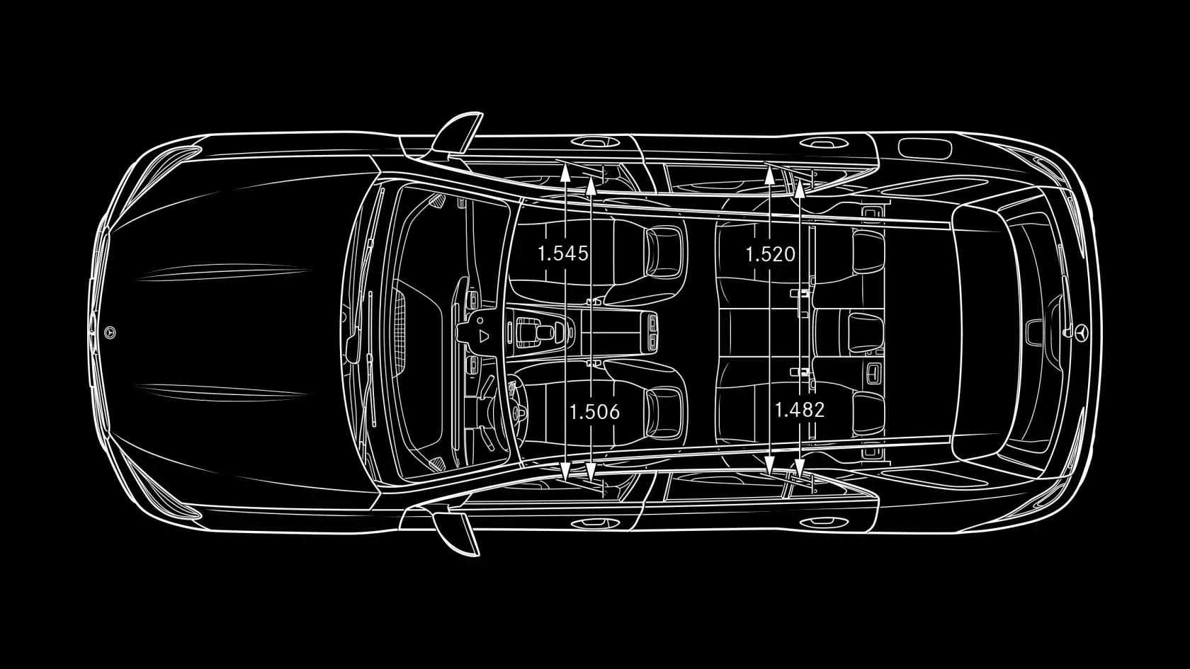 Технические характеристики Mercedes-Benz GLE SUV Габариты Mercedes-Benz GLE #4