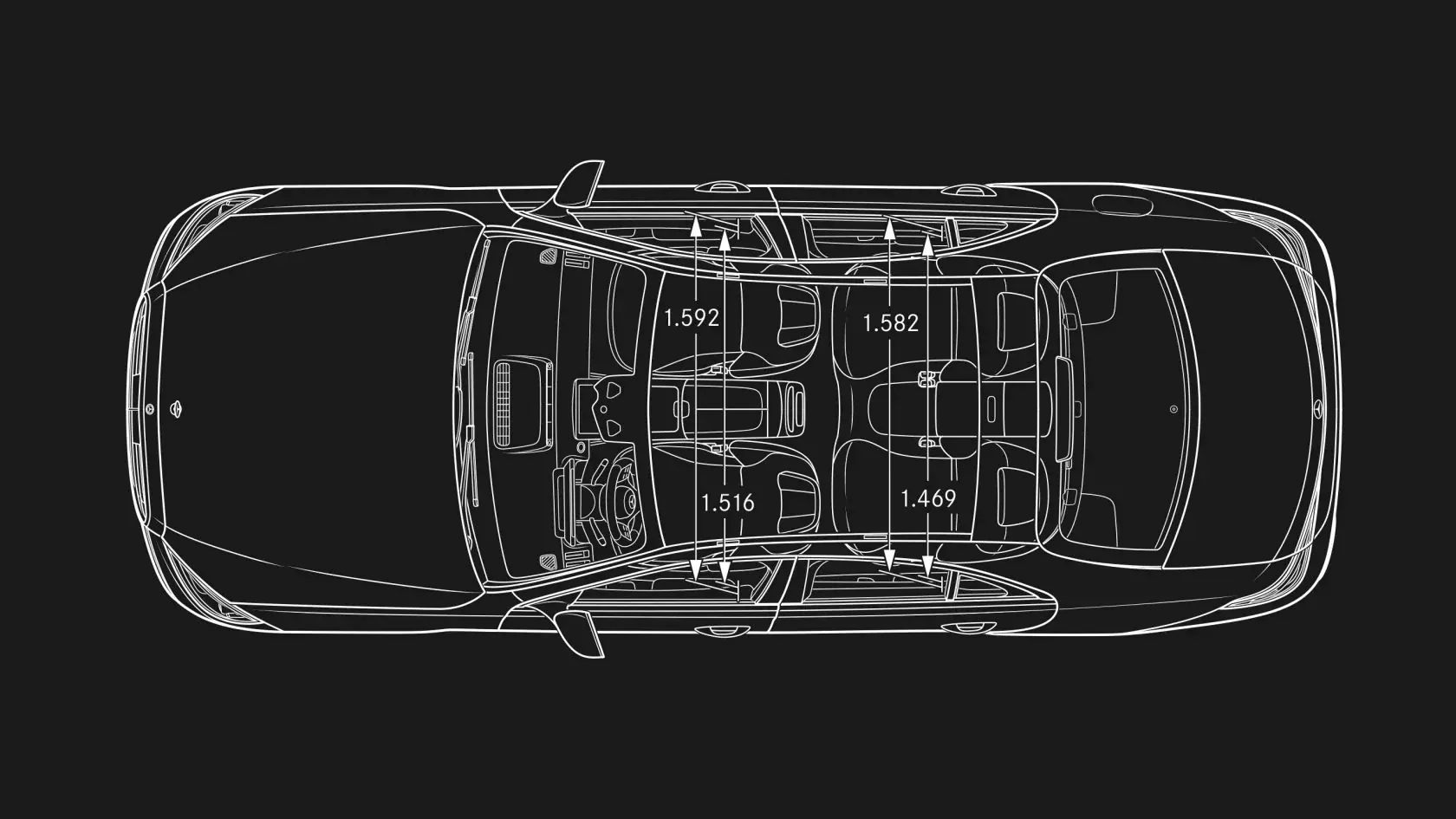Технические характеристики Mercedes-Benz S-class Седан Габариты #2