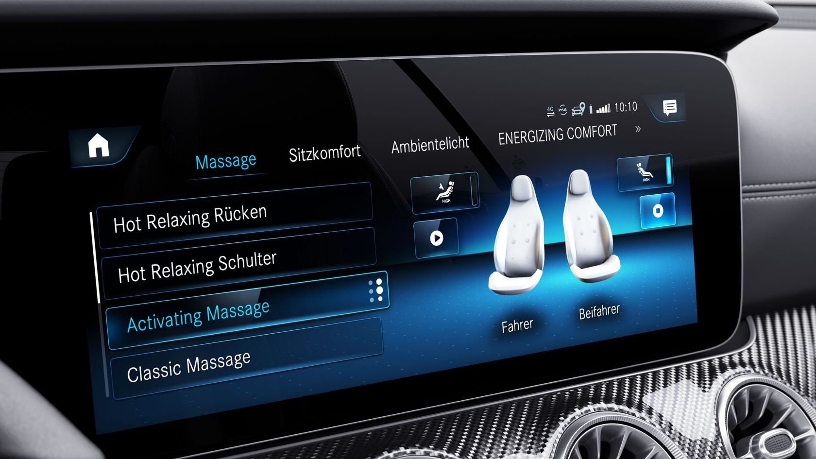 Комфорт Mercedes-Benz E-class Купе Опциональное оборудование системы комфорта #3