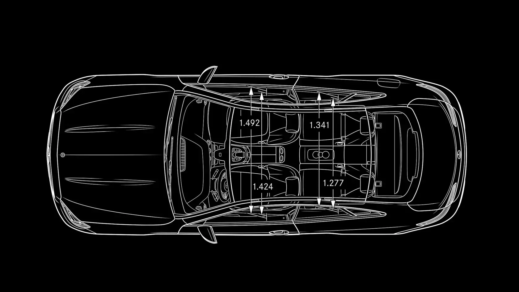 Технічні характеристики Mercedes-Benz E-class Купе Габарити #2