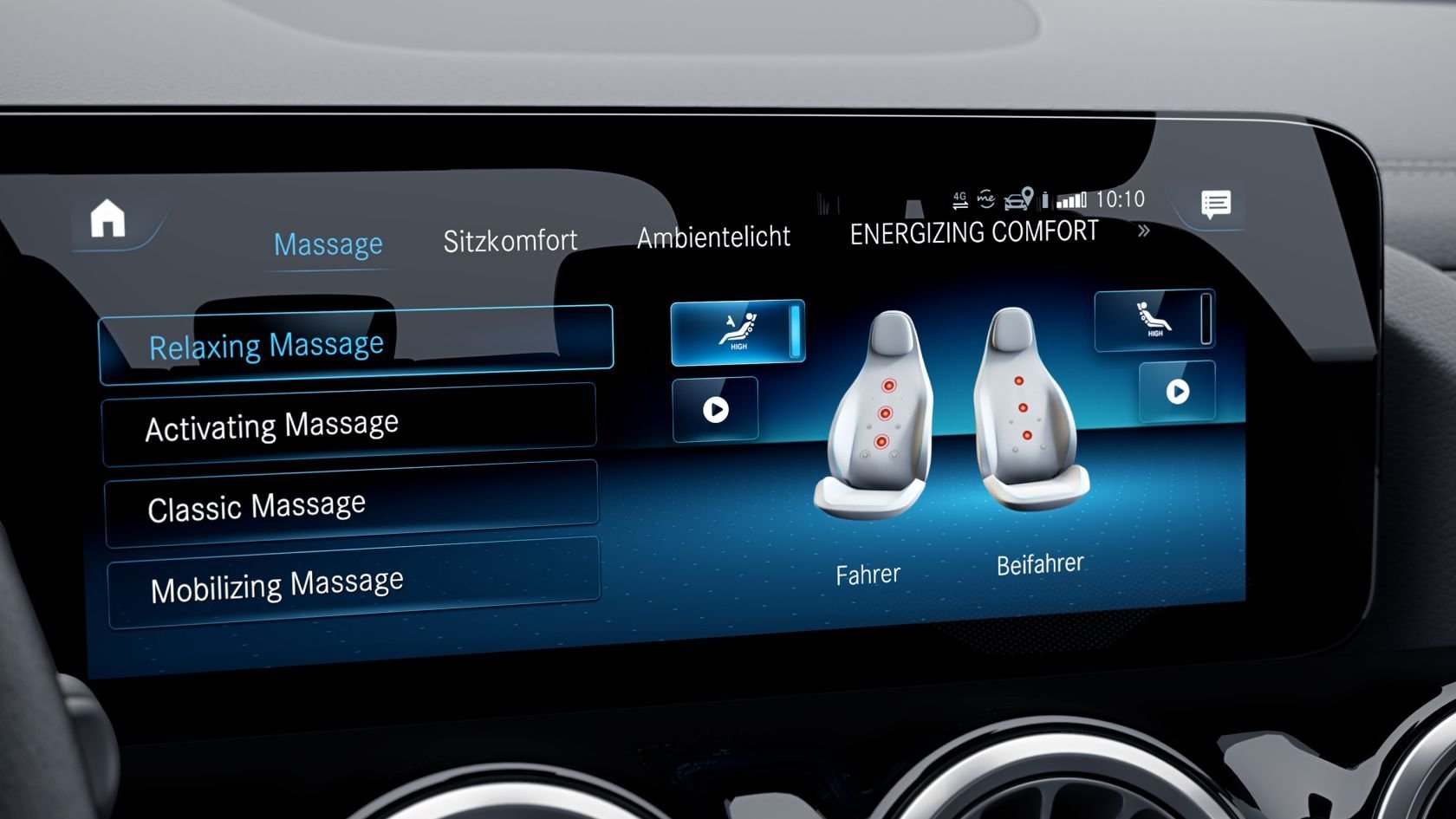 Комфорт Mercedes-Benz GLA Основные функциональные пакеты оборудования комфорта #5