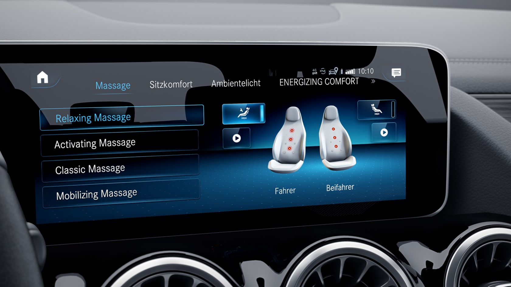 Комфорт Mercedes-Benz GLA Функціональне обладнання системи комфорту #1