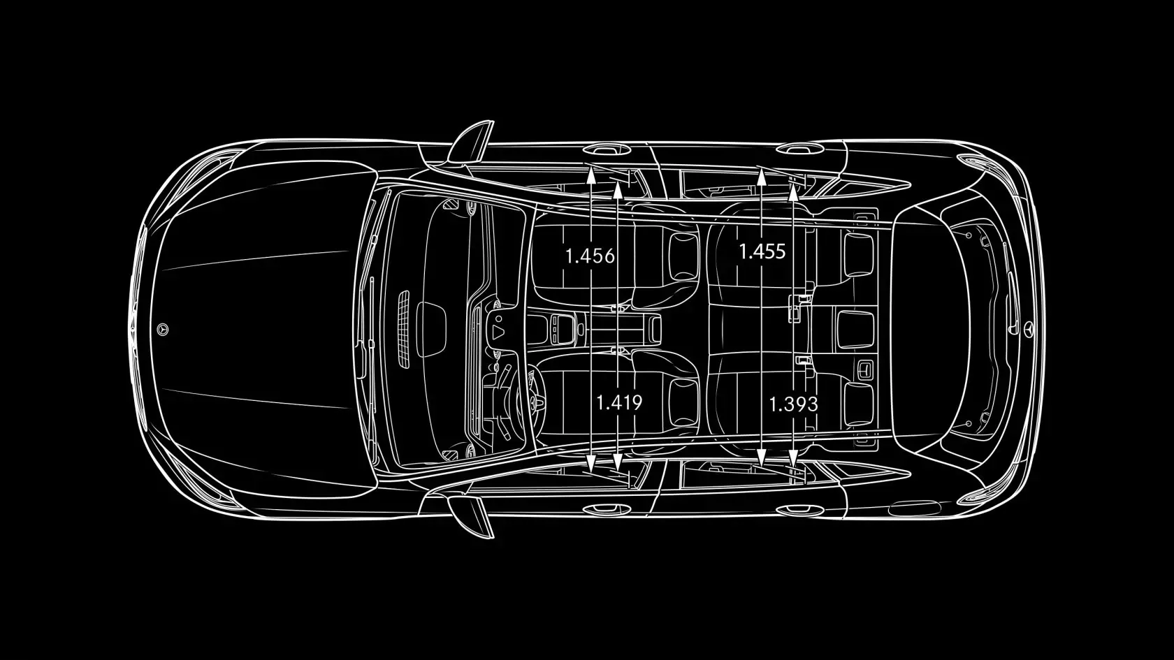 Технічні характеристики Mercedes-Benz GLA Мерседес GLA: габаритні розміри #2