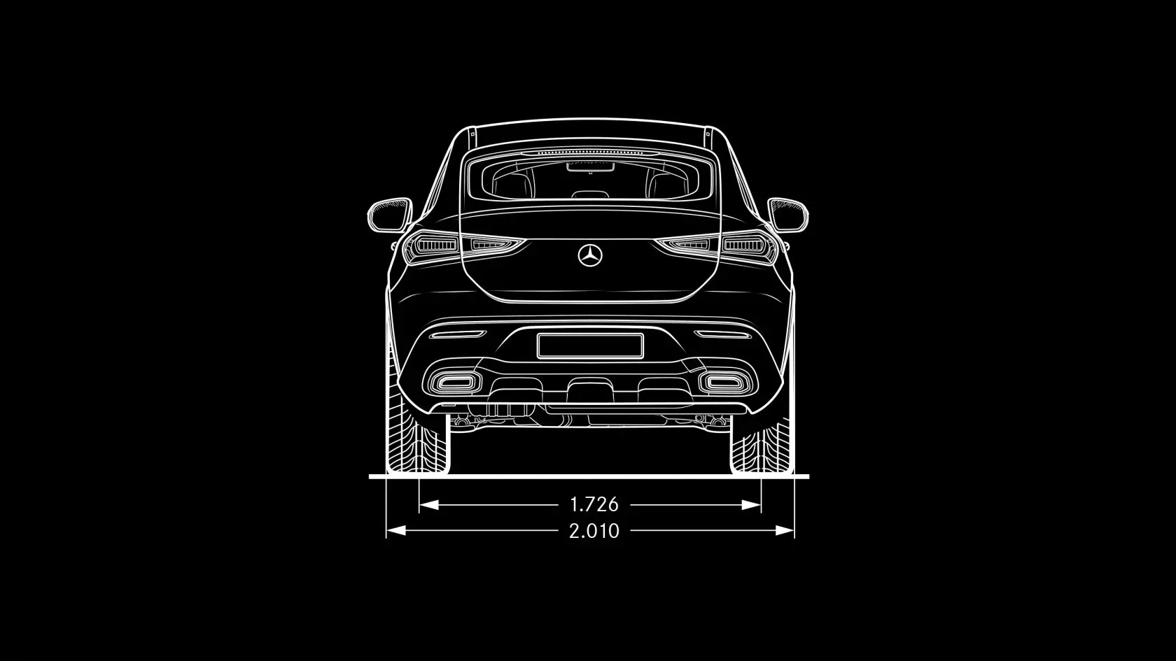 Технічні характеристики Mercedes-Benz GLE Купе Габарити #2