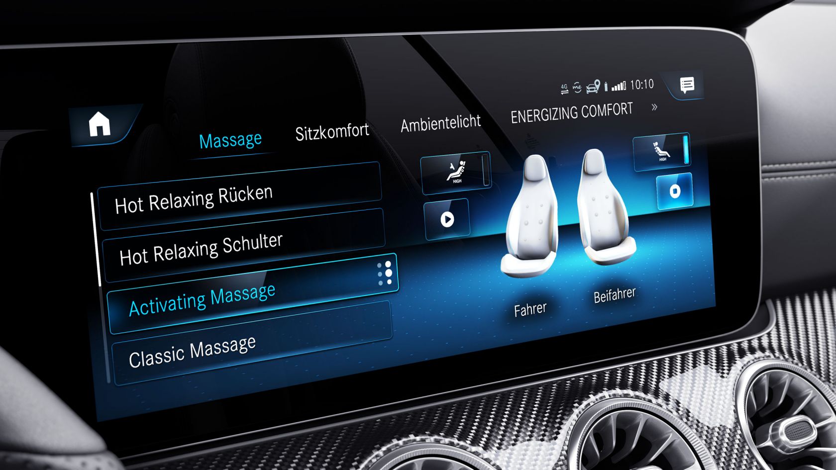 Комфорт Mercedes-Benz E-class Кабриолет Опциональное оборудование систем комфорта #1