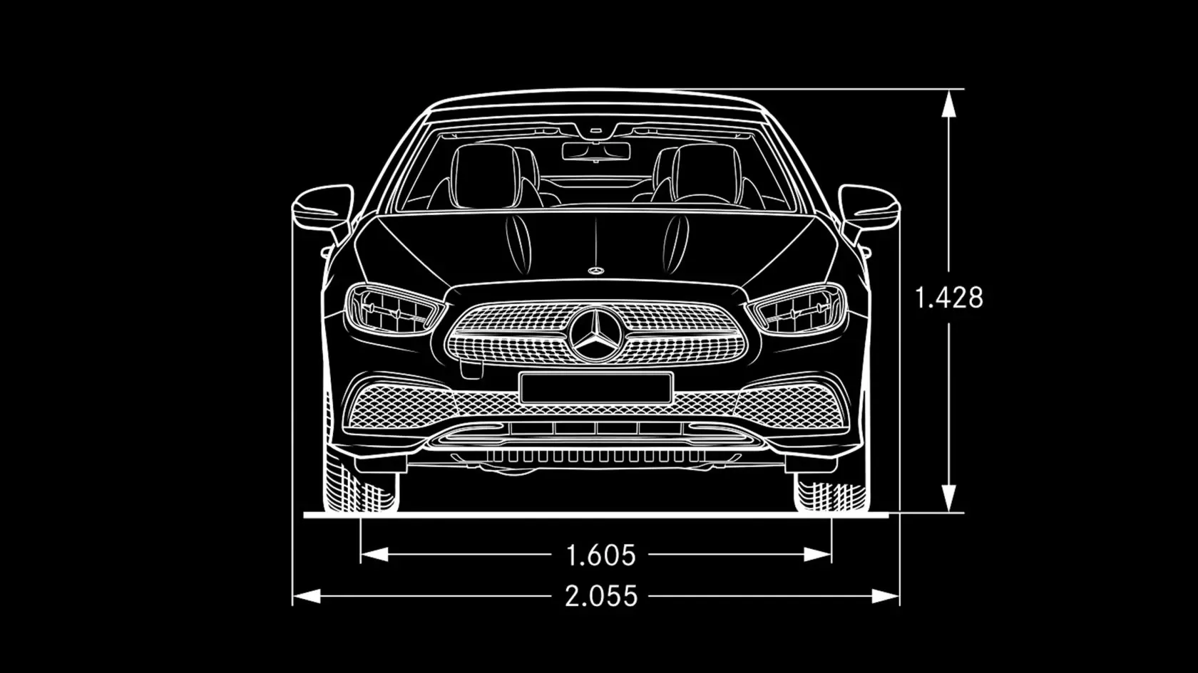 Технічні характеристики Mercedes-Benz E-class Кабріолет Габарити #4