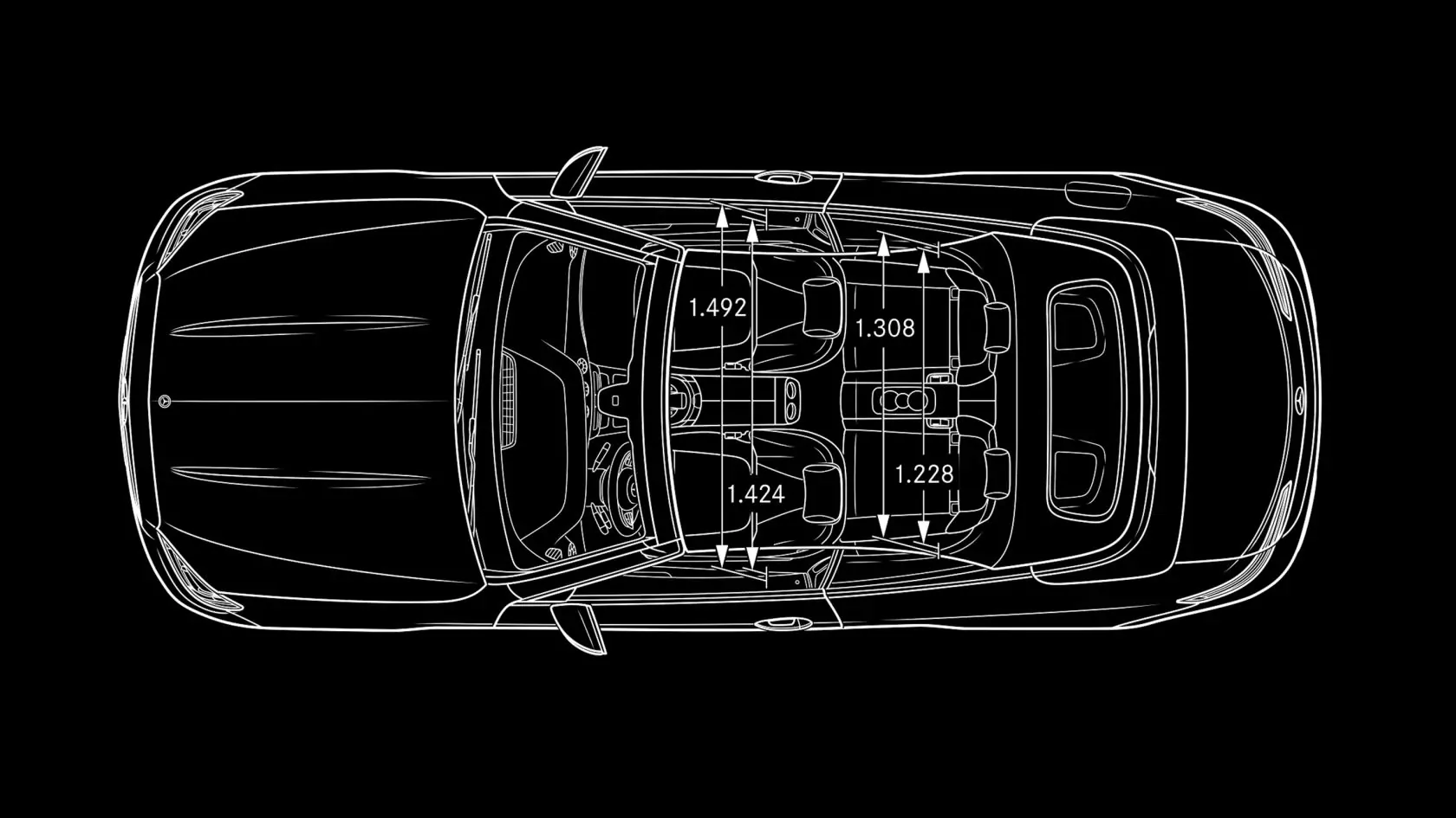 Технічні характеристики Mercedes-Benz E-class Кабріолет Габарити #2