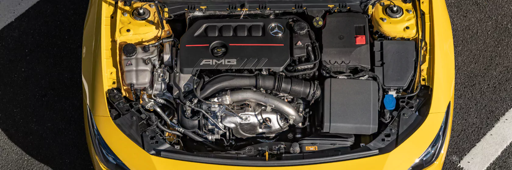 Mercedes-AMG CLA Shooting brake Вибір двигуна