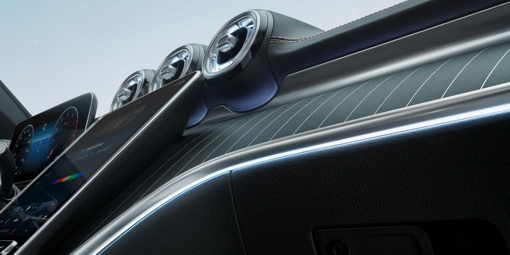 Комфорт Mercedes-Benz C-class Універсал Естетичне підсвічування салону