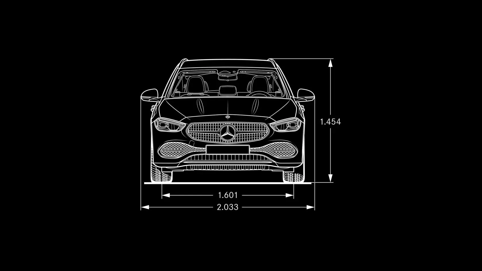 Технические характеристики Mercedes-Benz C-class Универсал Размеры #4