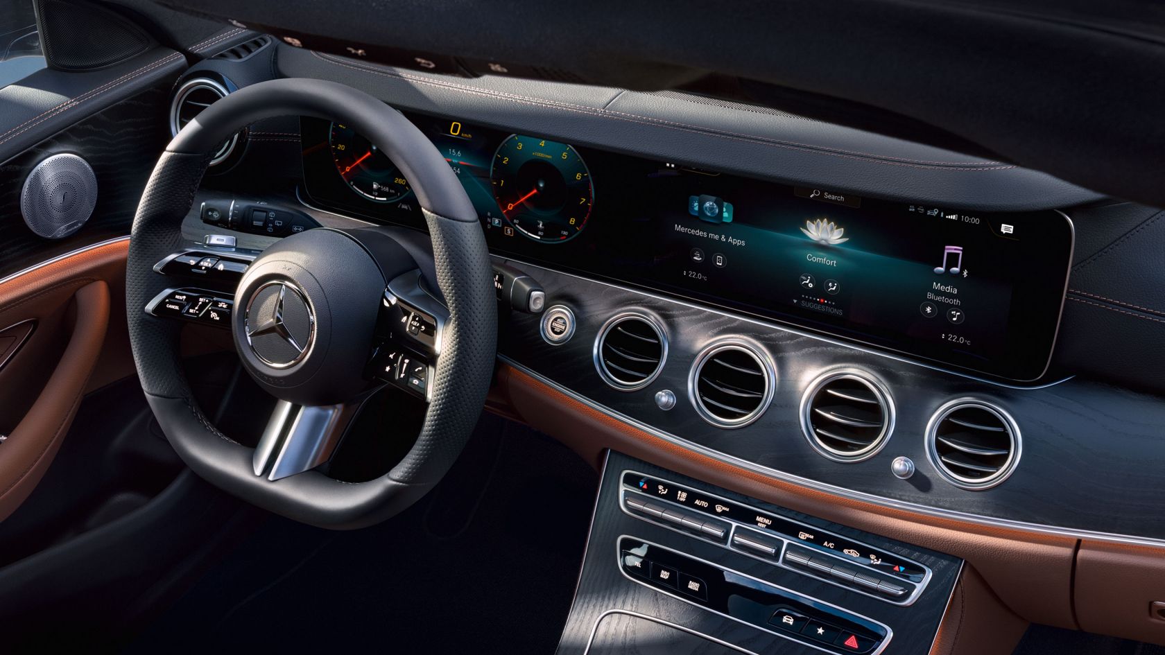 Комфорт Mercedes-Benz E-Class Универсал Цифровая передняя панель и MBUX #1