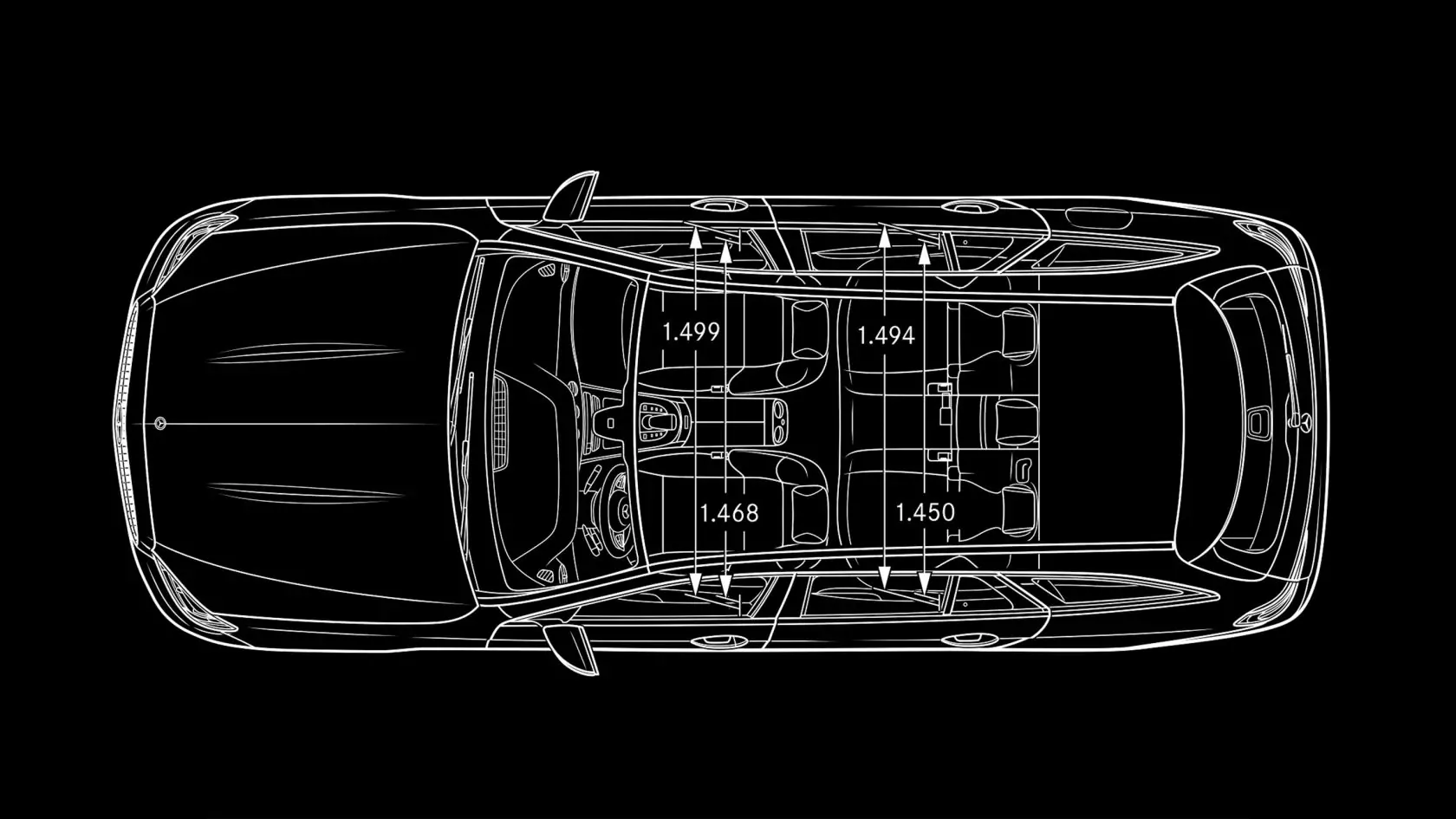 Технічні характеристики Mercedes-Benz E-Class Універсал Габарити #1