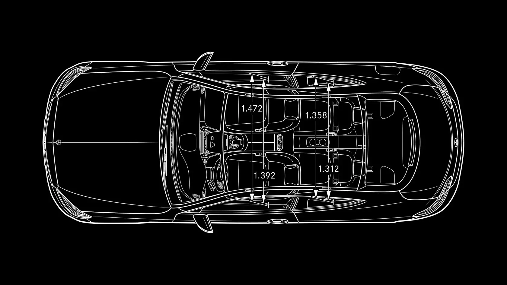 Технічні характеристики Mercedes-Benz C-class Купе Габарити #1
