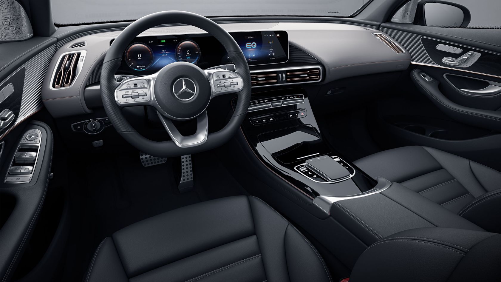 Комфорт Mercedes-EQ EQC Мультимедийная система MBUX #3