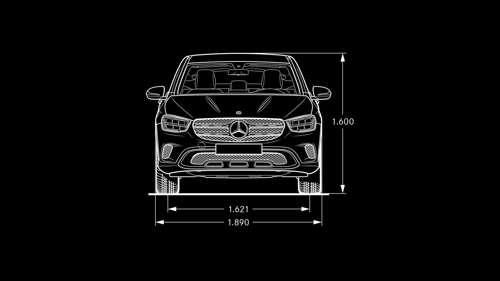 Технічні характеристики Mercedes-Benz GLC Купе Габарити #4