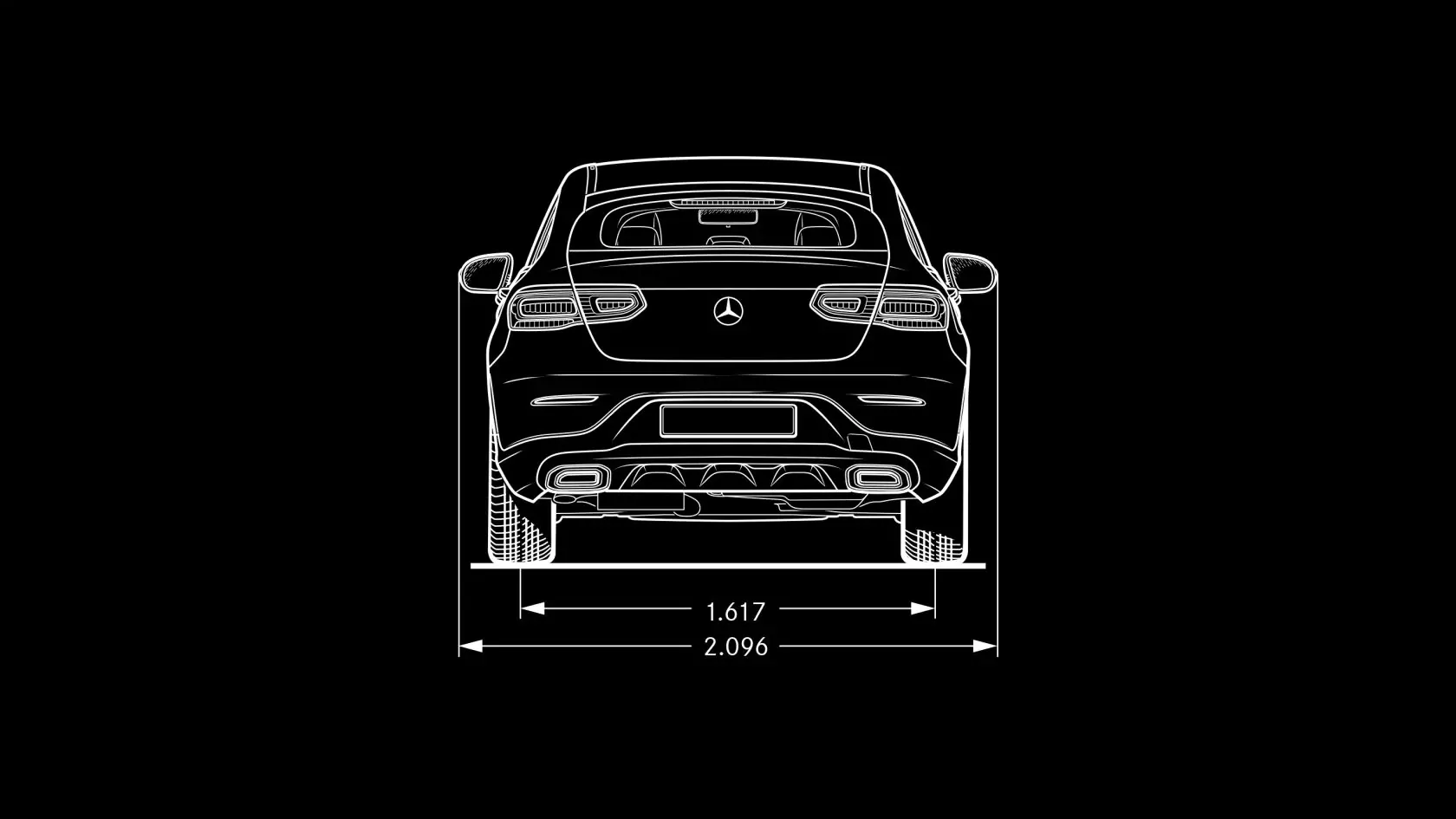 Технические характеристики Mercedes-Benz GLC Купе Габарити #2