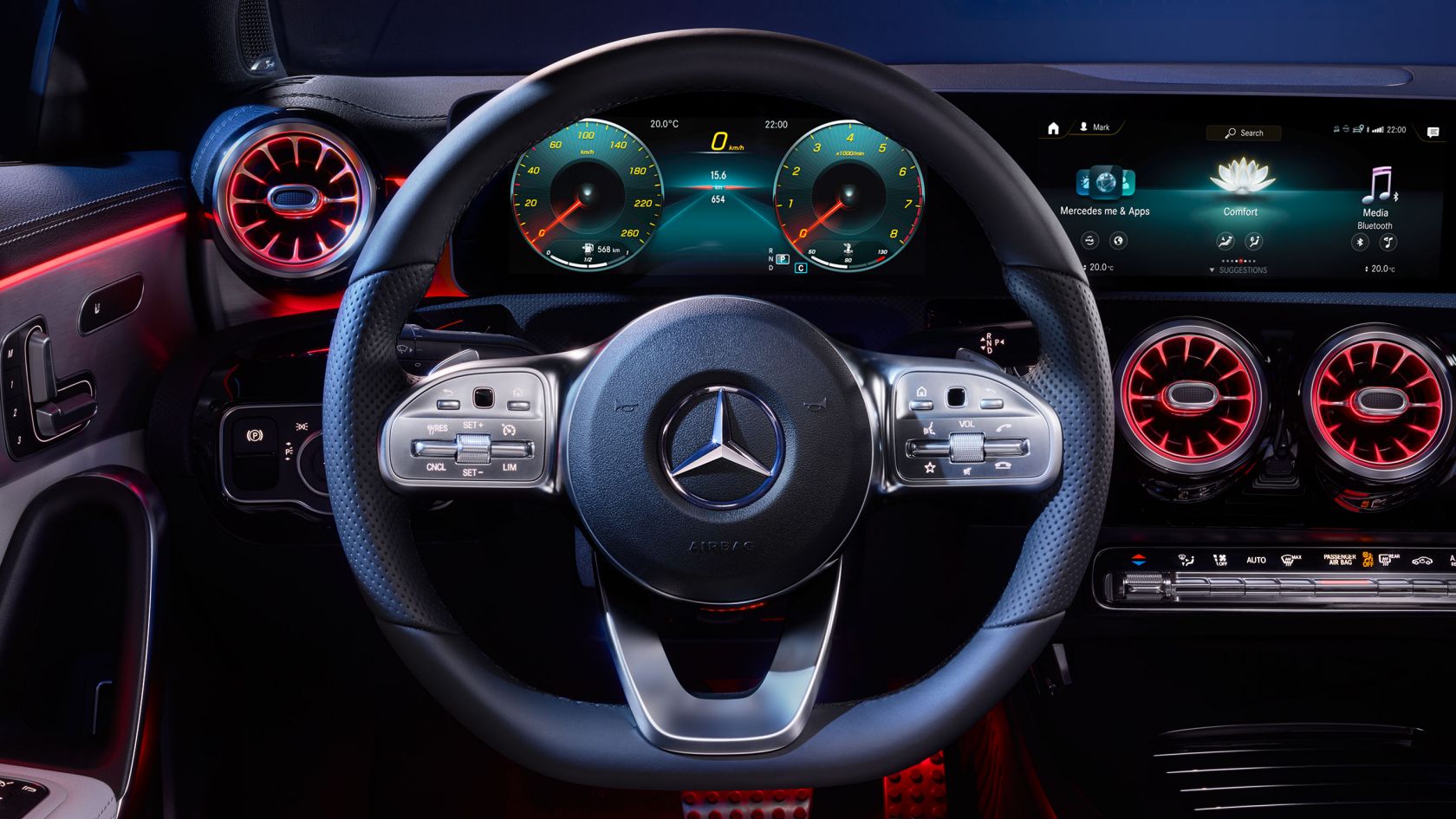 Дизайн Mercedes-Benz CLA Купе Интерьер #3