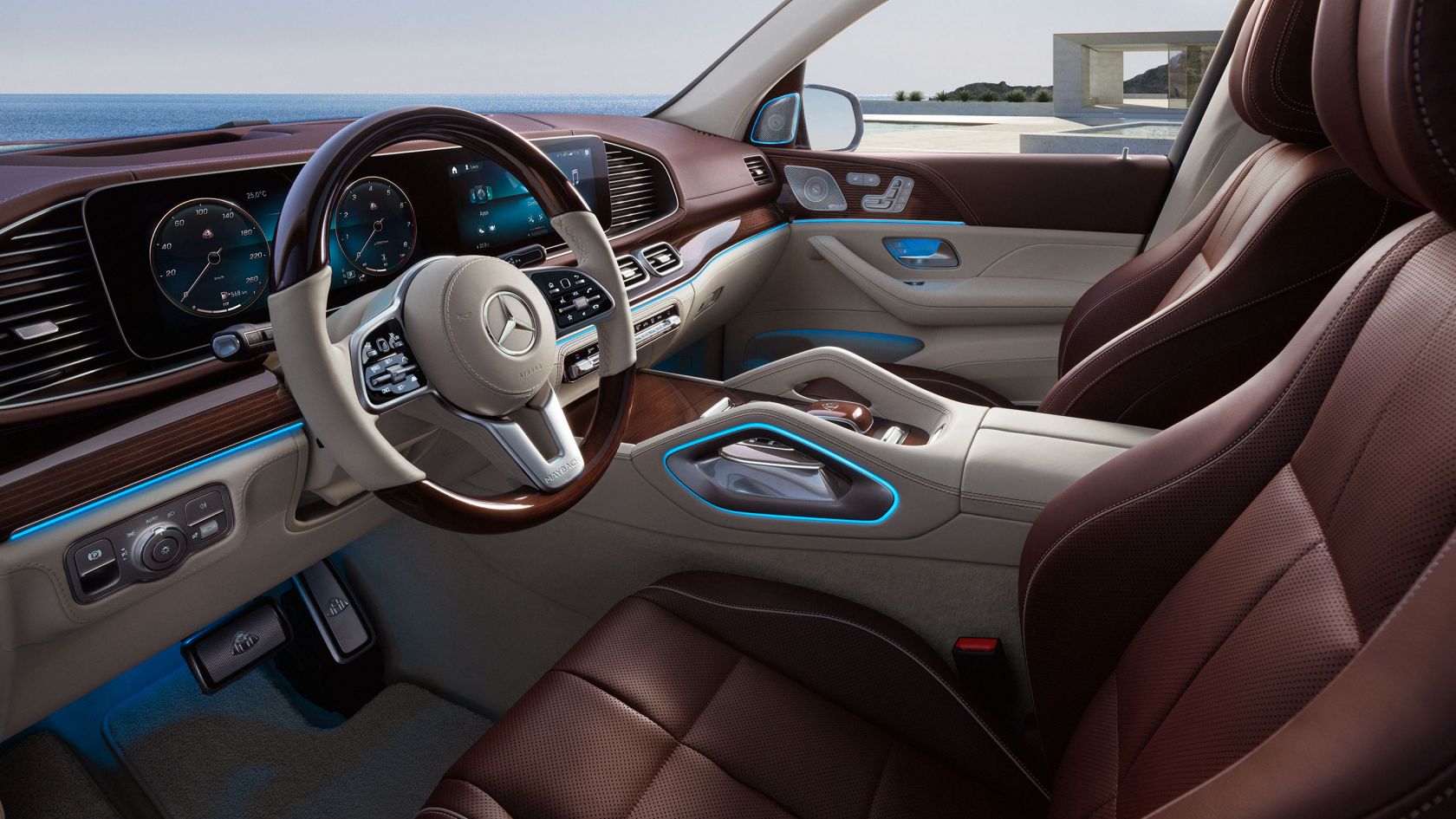 Комфорт Mercedes-Maybach GLS Особливості комфорту руху #1
