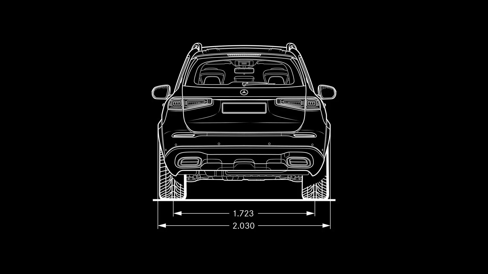 Технические характеристики Mercedes-Maybach GLS Габаритные размеры #4