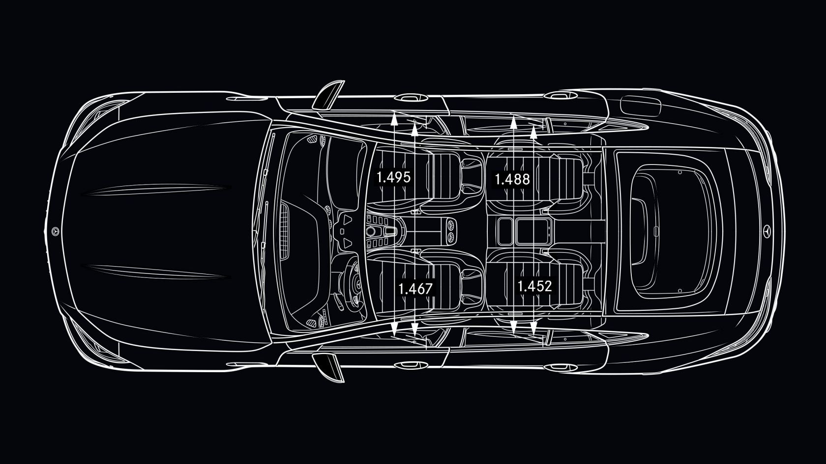 Технічні характеристики Mercedes-AMG GT 4-дверне Купе Розміри Mercedes-AMG GT 43 #1