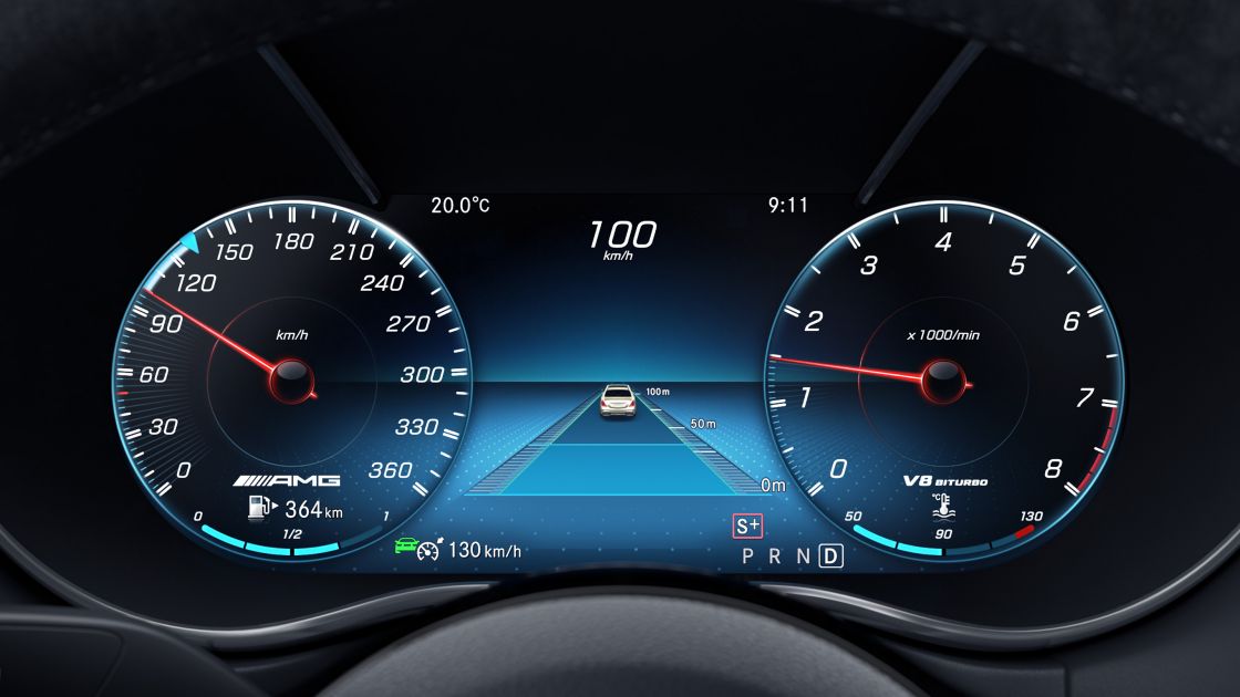 Безпека Mercedes-AMG GT Roadster Допоміжні системи #1
