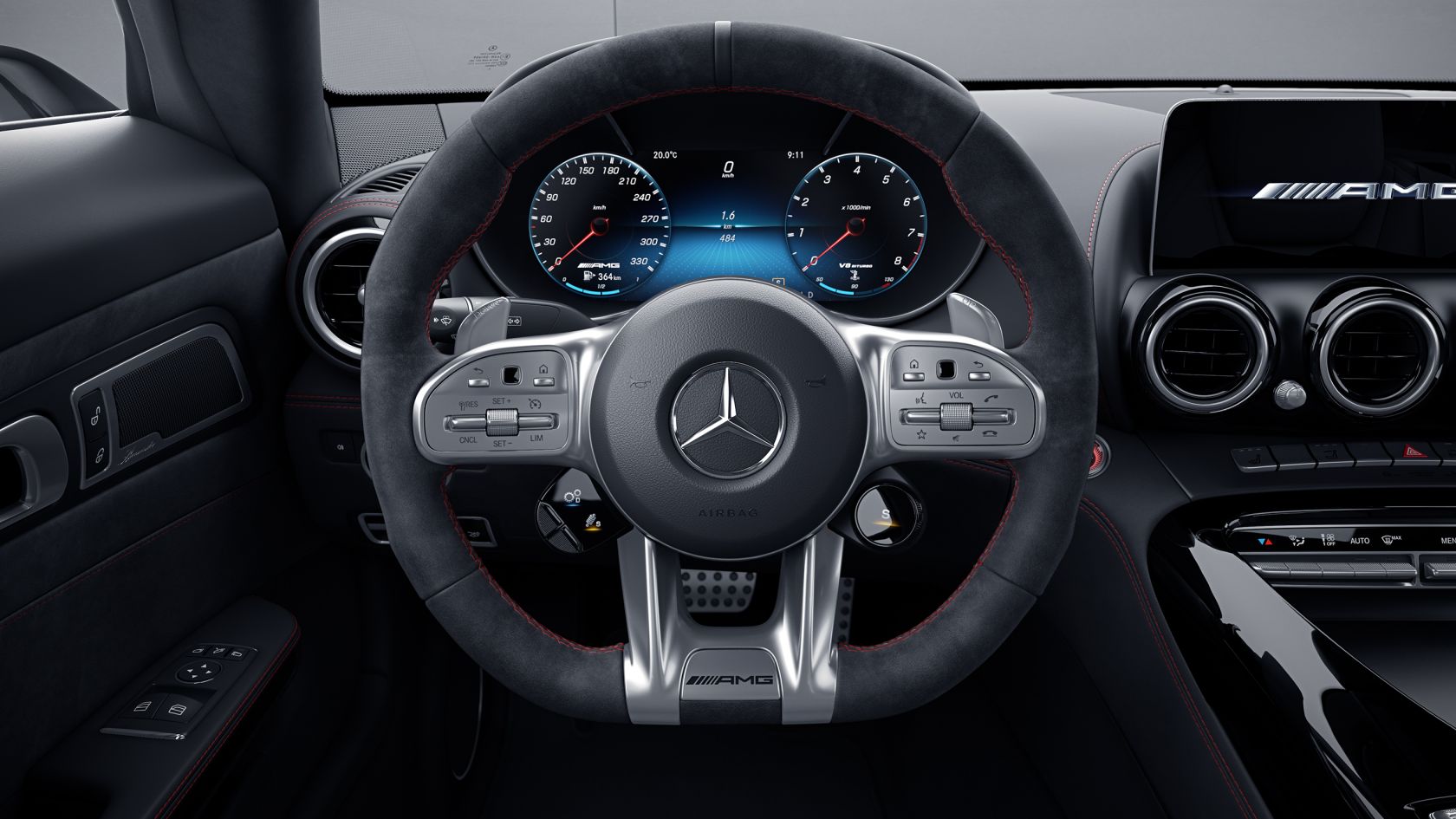 Безпека Mercedes-AMG GT Roadster Пакети обладнання функцій безпеки #2