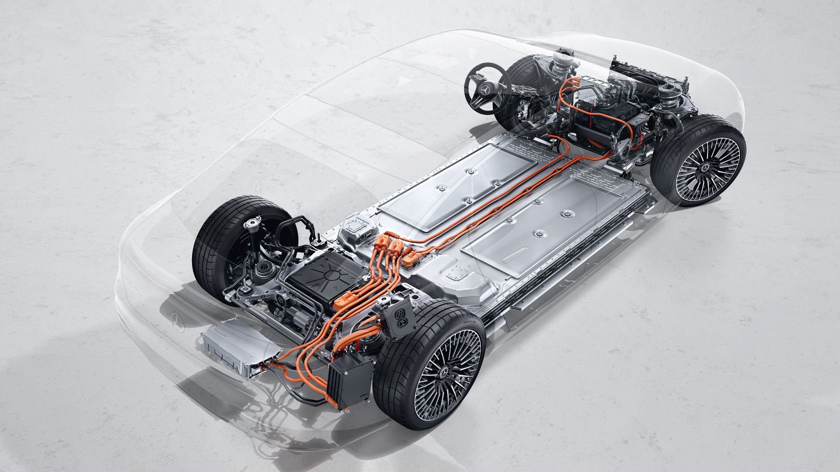 Технологии Mercedes-EQ EQS Электропривод