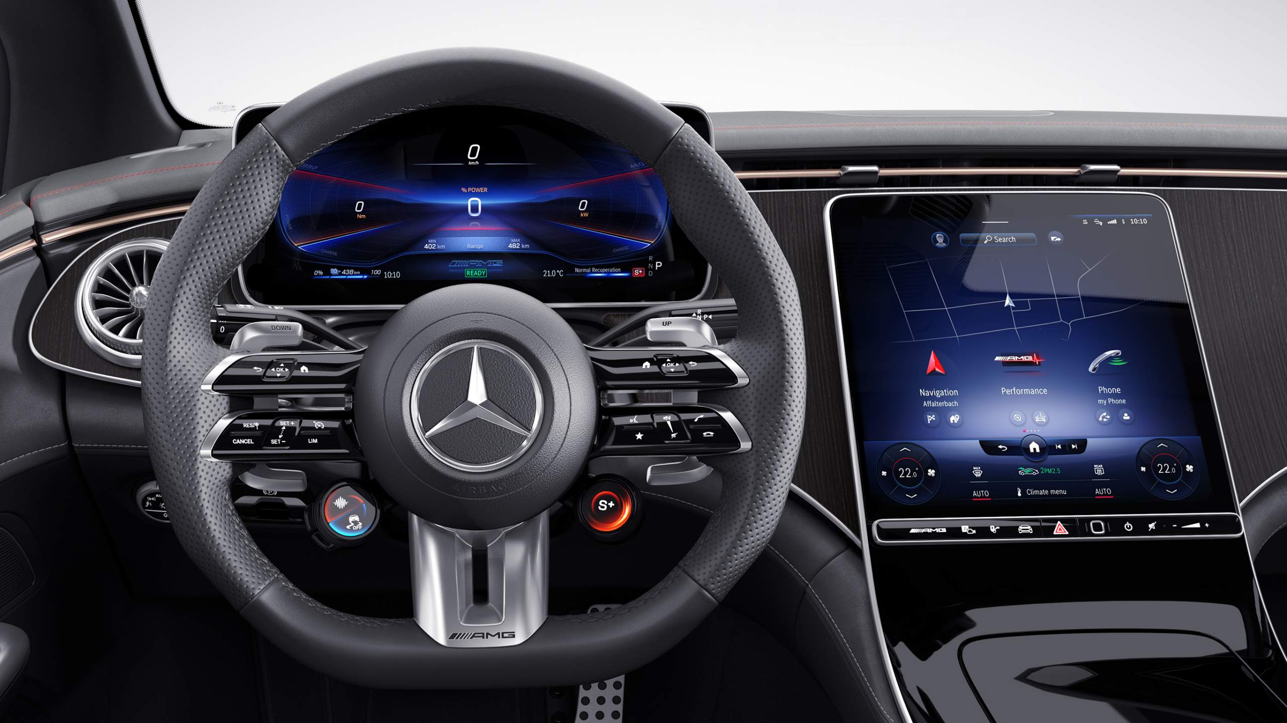 Новий повністю електричний Mercedes-AMG EQE Опції #1