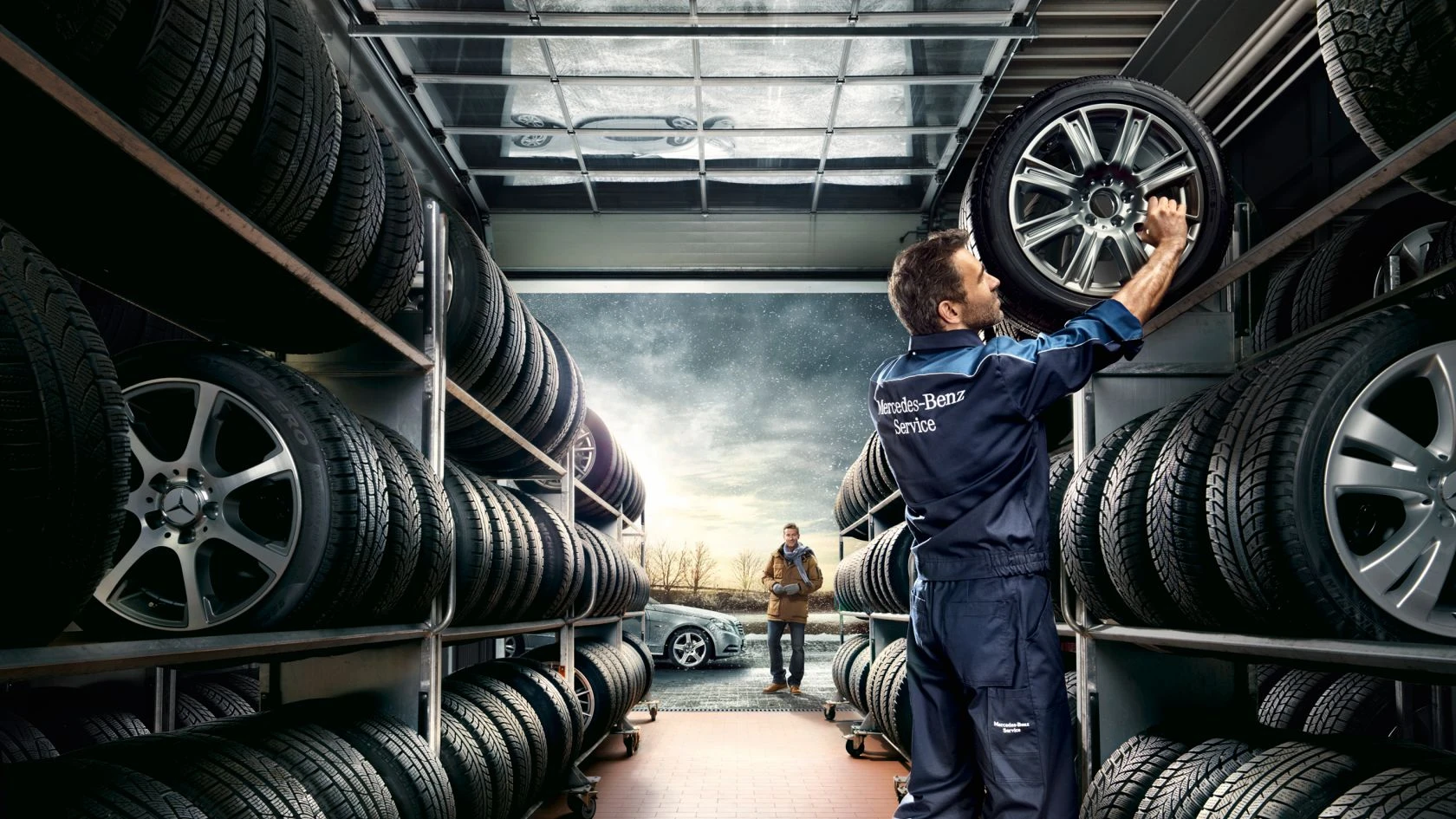 Сезонне зберігання шин Mercedes-Benz